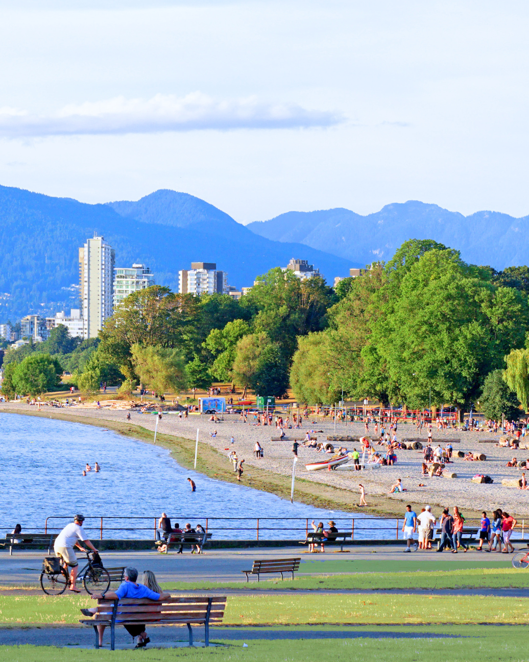 Walk or run along the waterfront